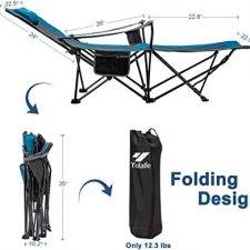Camping Chairs Portable Patio Folding Lounge Chaise2