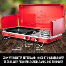 Hike Crew 2-in-1 Gas Camping Stove
